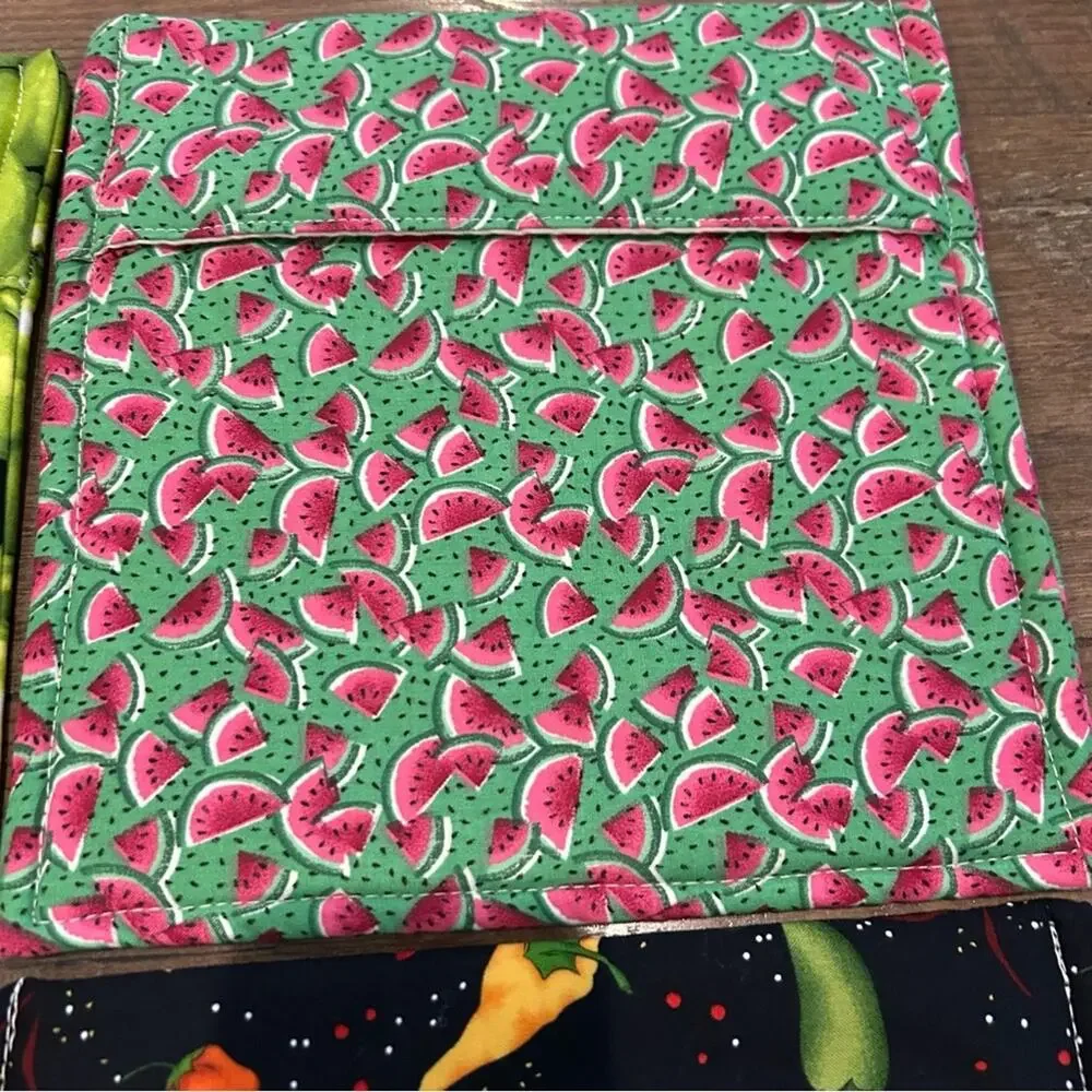 Lot of 5 Handmade Storage Bags